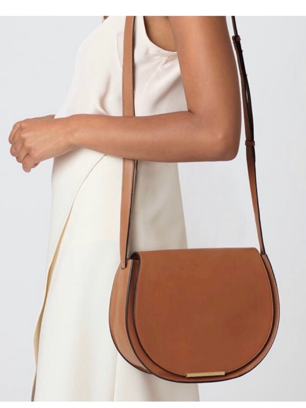 Cuyana leather crossbody bag